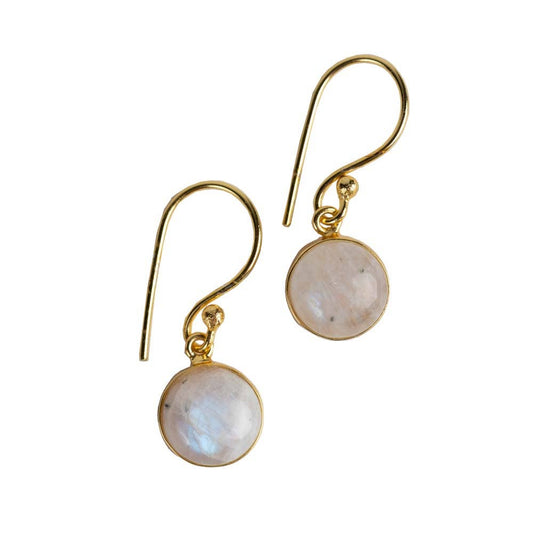 Moonstone Dew Drop Earrings