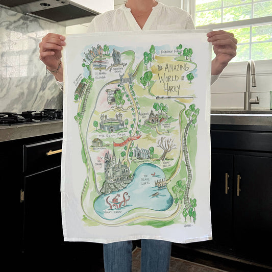 Harry’s Amazing World Tea Towel