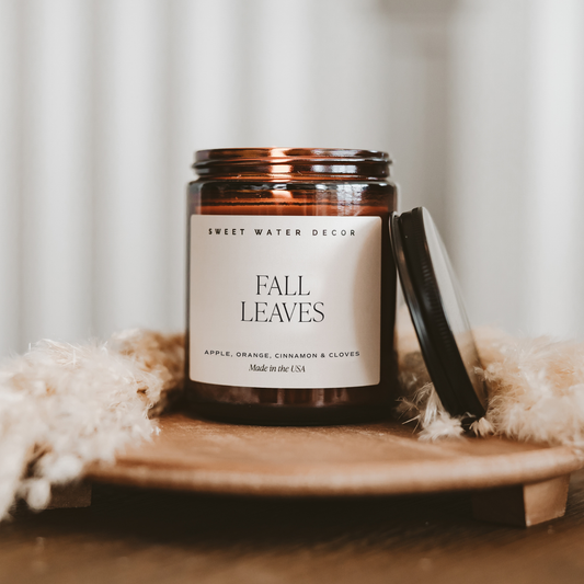 Fall Leaves 9 oz Soy Candle