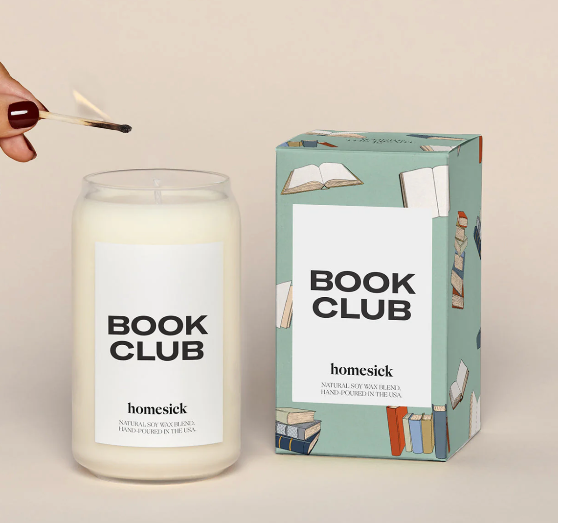 Book Club Candle