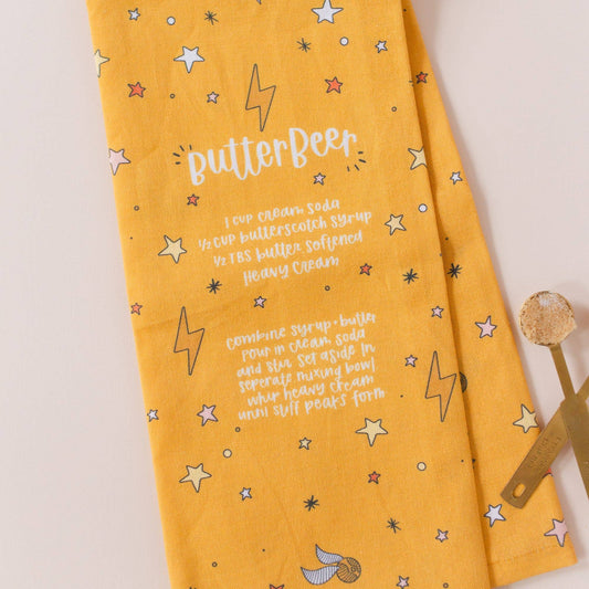 Butterbeer Recipe Tea Towel