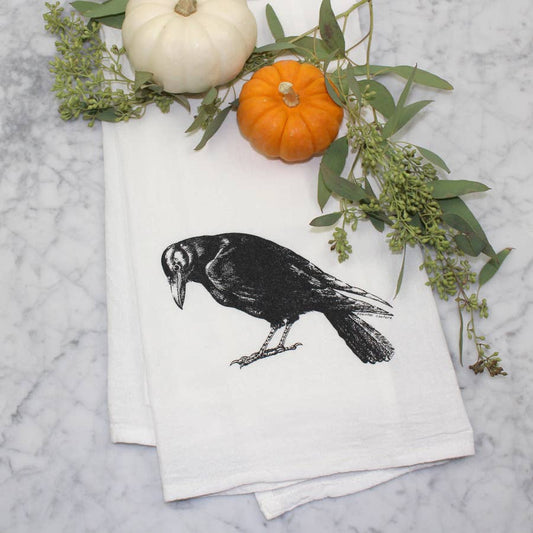 Crow Tea Towel