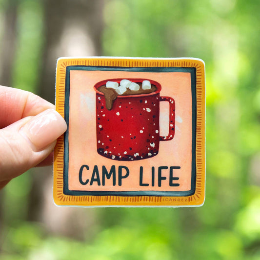 Camp Life Decal Sticker