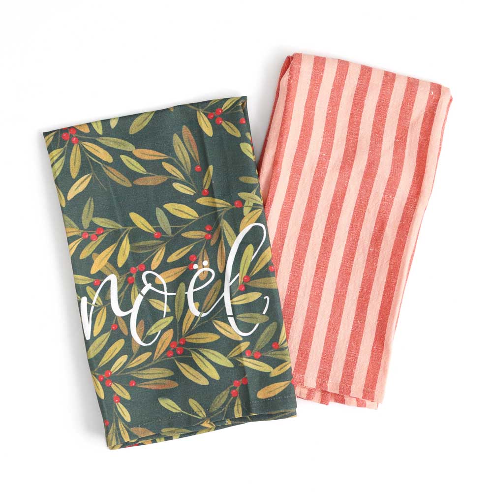 Holiday Towels Noel Set of 2