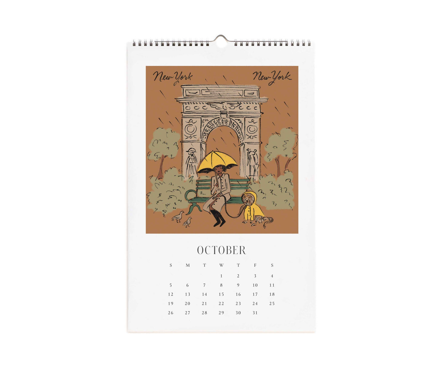 2025 Travel Sketchbook Wall Calendar