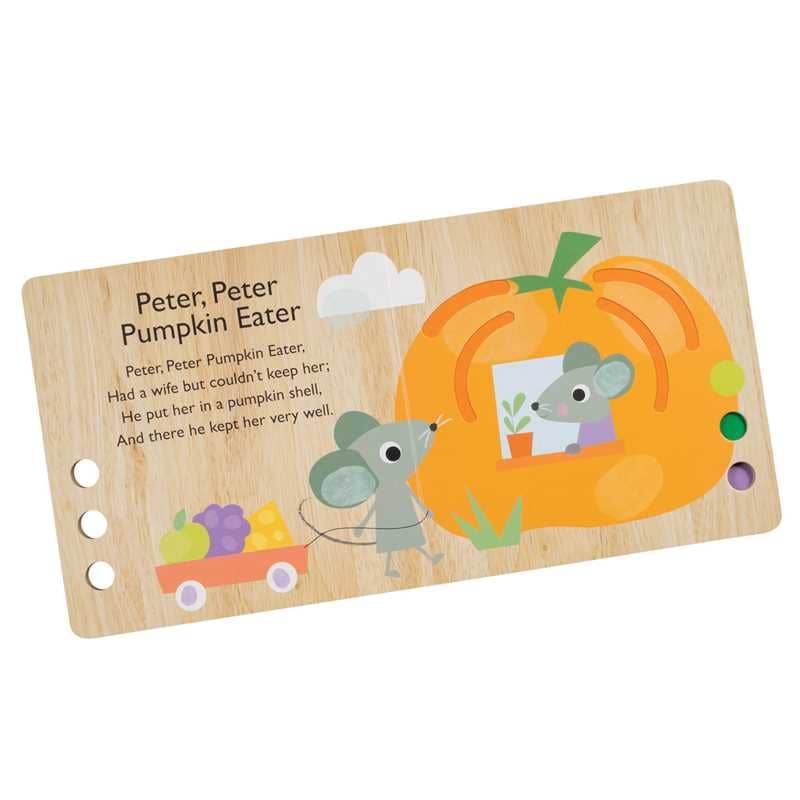 Touch and Trace Nursery Rhymes: Five Little Pumpkins