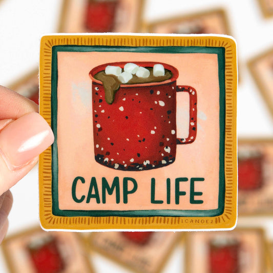 Camp Life Decal Sticker