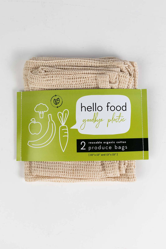 Organic Cotton Reusable Bags