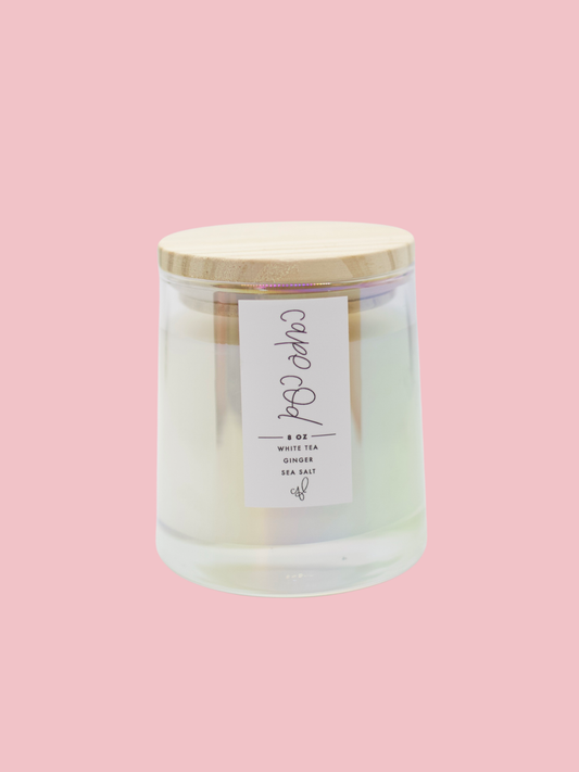 Cape Cod Candle: 8oz (White Tea, Ginger & Sea Salt)