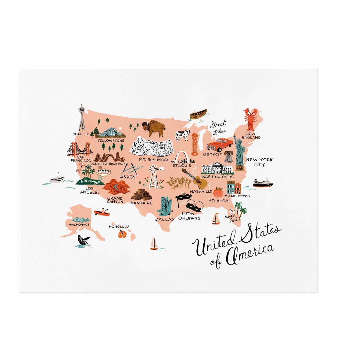 United States of America Art Print