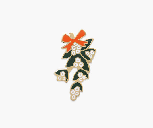 Rifle Paper Co. Mistletoe Enamel Pins